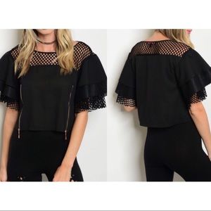 Ruffle Sleeve Top